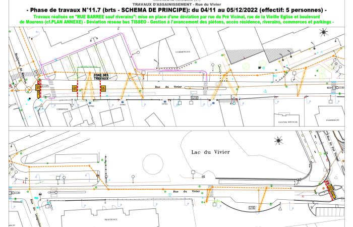 Travaux d'assainissement sur la commune de Cugnaux